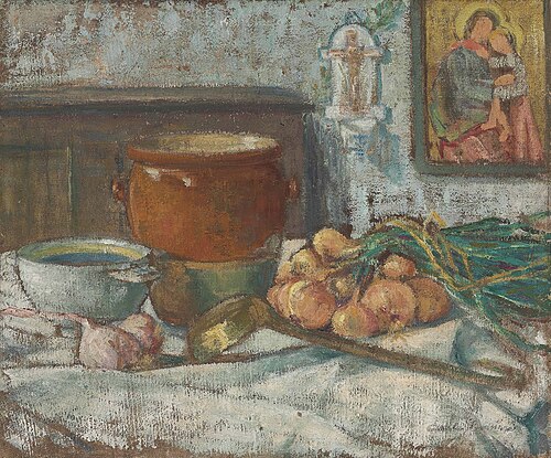 Nature morte aux oignons, 1889, Émile Bernard