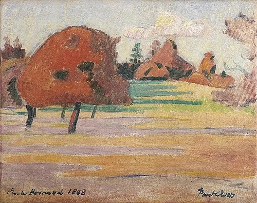 Paysage de Pont-Aven, 1888, Émile Bernard