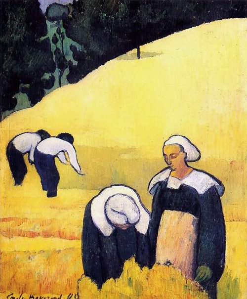 La Moisson, 1888, Émile Bernard