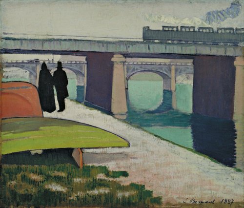 Iron Bridges at Asnières, 1887, Émile Bernard