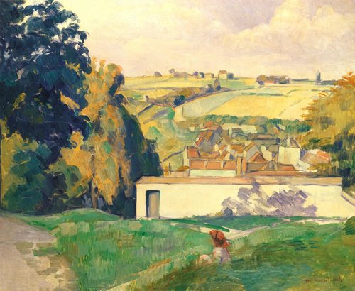 Jeune fille sur la colline, 1904, Émile Bernard