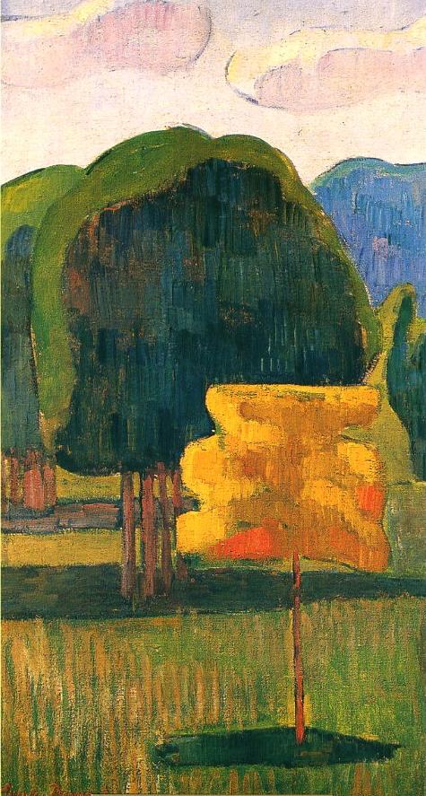 L'arbre jaune, 1888, Émile Bernard