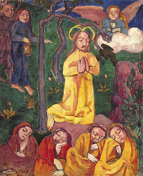 Christ jaune, 1889, Émile Bernard