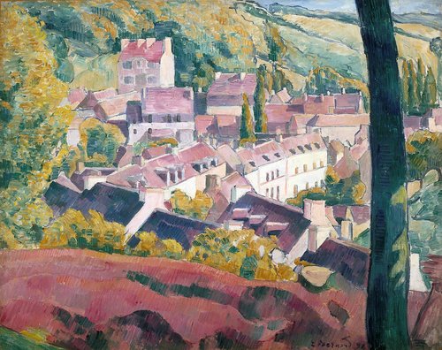 Pont-Aven vu depuis le Bois d'Amour, 1892, Émile Bernard