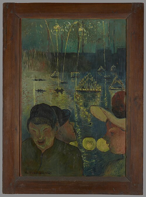 Night Festival, 1888, Émile Bernard