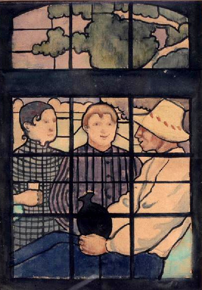 La conversation, 1887, Émile Bernard
