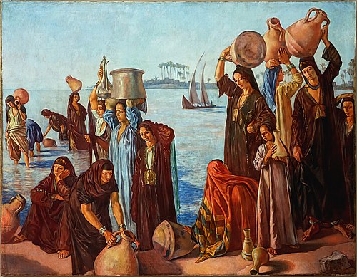 Femmes au bord du Nil, 1900, Émile Bernard