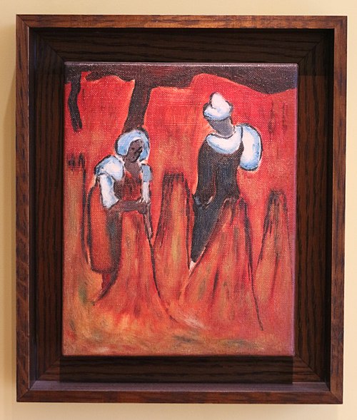 Étude pour le Blé noir, 1888, Émile Bernard