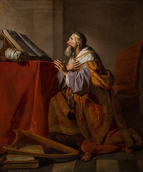 Penitent King David, 1633, Hendrick Bloemaert