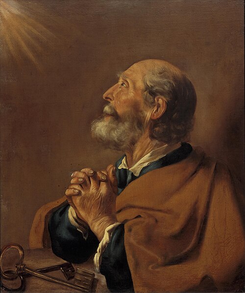 The apostle Peter praying, 1630, Hendrick Bloemaert