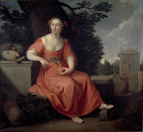Vertumnuis and Pomona, 1635, Hendrick Bloemaert