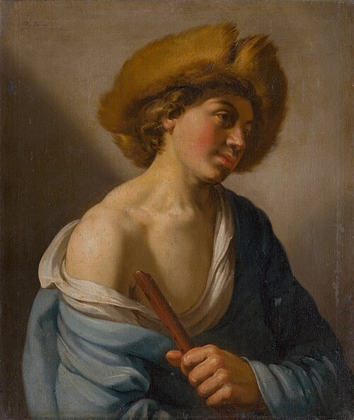 Shepherd with a Flute, 1620, Hendrick Bloemaert