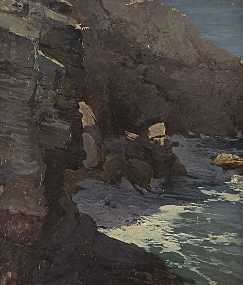 Felsenküste, 1884, Alexander Kips