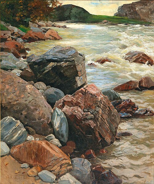 The Eisack in South Tyrol, 1932, Alexander Koester