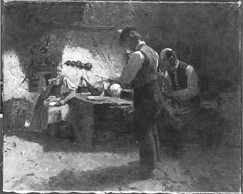 Tiroler Küche, 1894, Alexander Koester