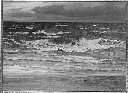 Nordseeabend, 1902, Alexander Koester