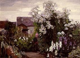 Garten in Dießen, ohne Sonne, 1922, Alexander Koester