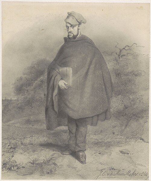 Portret van de heer Hentzepeter, 1830, Philip Corbet