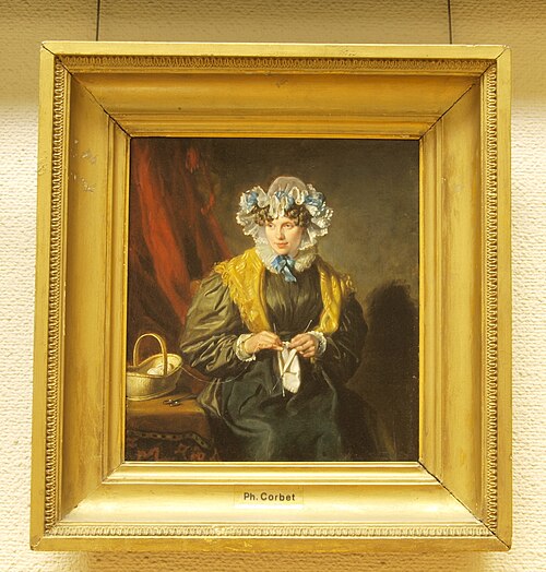 Portret van mevrouw H. Hentzepeter, 1830, Philip Corbet