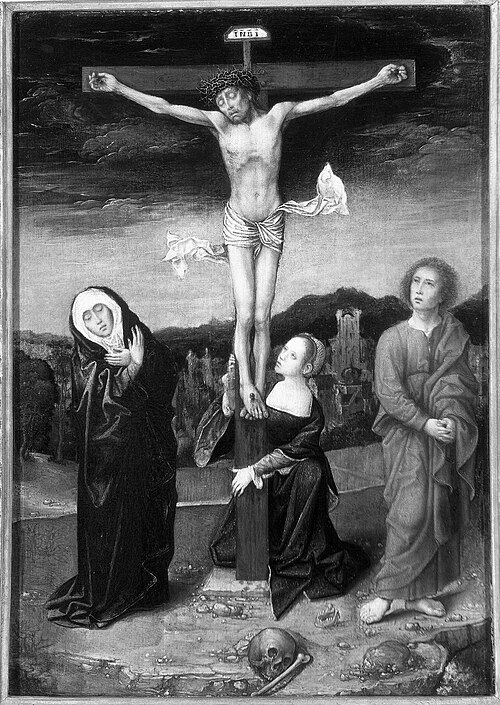 The Crucifixion, 1540, Hans Van Coninxloo