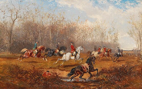 Hunting Party, 1902, Alexander Bensa