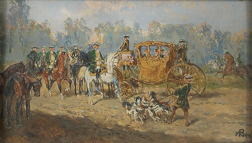 The Hunting Party, 1902, Alexander Bensa