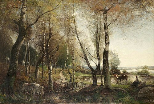 Vallflickans vilostund, 1875, Alfred Wahlberg