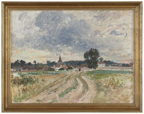 A Country Church. Study, , Alfred Wahlberg