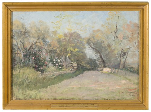 Landscape near Antibes. Study, , Alfred Wahlberg