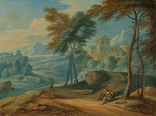 Paysage montagneux, 1685, Adriaen Frans Boudewyns