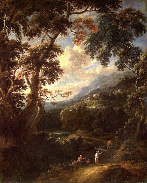 Italian Landscape, 1669, Adriaen Frans Boudewyns