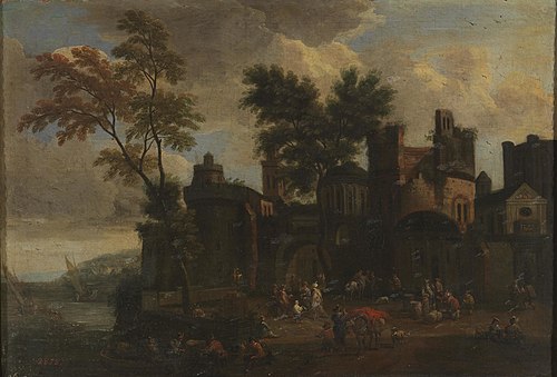 Un puerto, 1651, Adriaen Frans Boudewyns