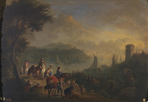 A Port, 1651, Adriaen Frans Boudewyns