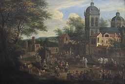 Volksbelustigung, 1677, Adriaen Frans Boudewyns