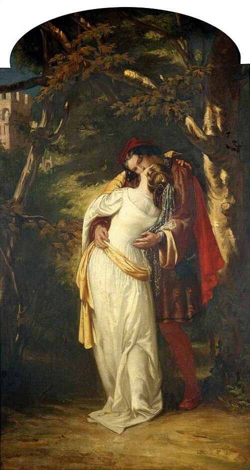 Romeo and Juliet, 1867, Alfred Elmore