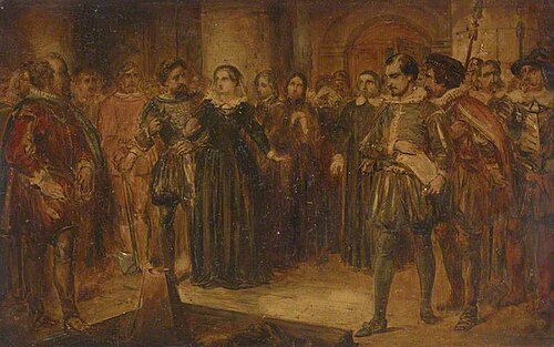 Execution of Mary Queen of Scots, 1875, Alfred Elmore