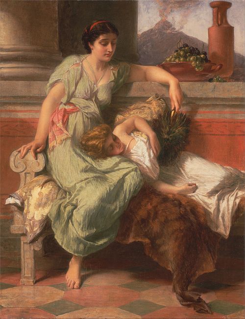 Pompeii, A.D. 79, 1878, Alfred Elmore