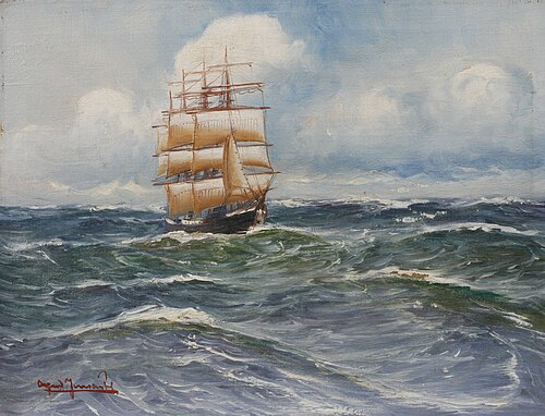 Auf hoher See, 1935, Alfred Jensen