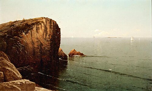 Great Head and Mt. Desert Island, 1882, Alfred Thompson Bricher