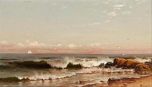 Narragansett Pier, 1871, Alfred Thompson Bricher