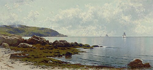 Low Tide, Maine, 1885, Alfred Thompson Bricher