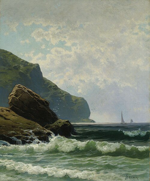 Seascape with Boats Offshore, , Alfred Thompson Bricher