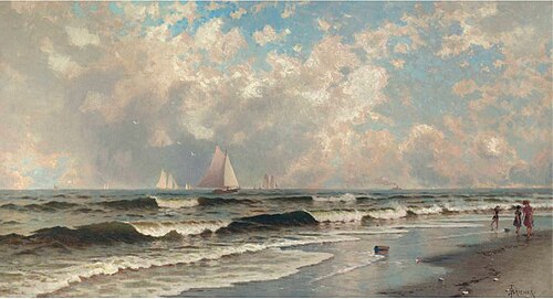 Afternoon, Southampton Beach, , Alfred Thompson Bricher