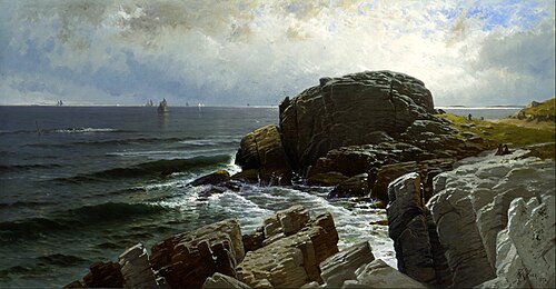 Castle Rock, Marblehead, 1878, Alfred Thompson Bricher