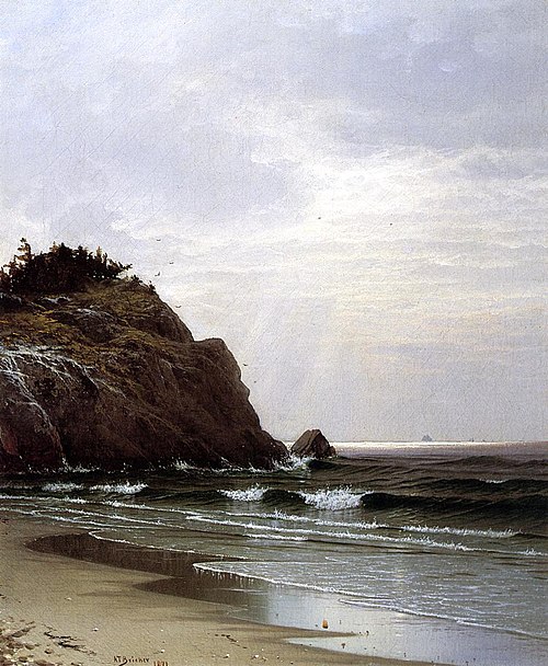 A Cloudy Day, 1871, Alfred Thompson Bricher