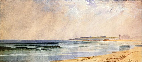 A Showery Cay - Narragansett Pier, 1871, Alfred Thompson Bricher