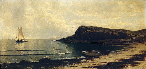 Along the Shore, 1850, Alfred Thompson Bricher