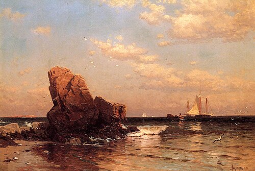 By the Shore, 1883, Alfred Thompson Bricher