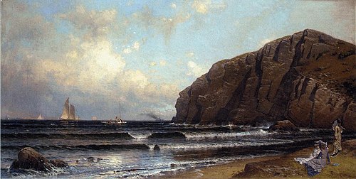 Cushing Island, Portland Harbor, 1870, Alfred Thompson Bricher