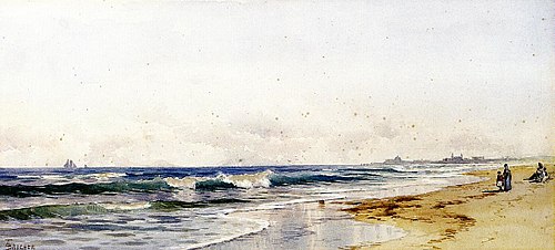 Far Rockaway Beach, 1850, Alfred Thompson Bricher